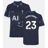 Tottenham Hotspur Pedro Porro #23 Vonkajší futbalový dres 2023-24 Krátky Rukáv